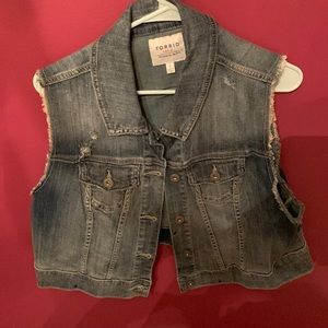 Torrid size 1 denim vest
